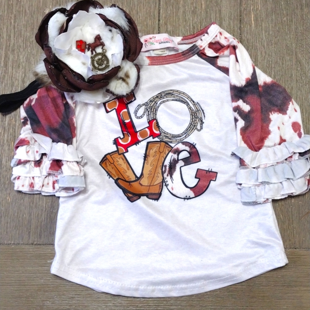 Boutique Cow print shirt
